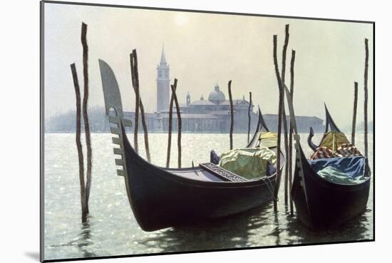 Gondolas, Venice-Zhen-Huan Lu-Mounted Giclee Print