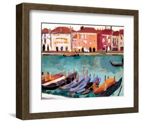 Gondoles a Venise-James Wilson Morrice-Framed Premium Giclee Print