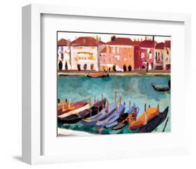 Gondoles a Venise-James Wilson Morrice-Framed Premium Giclee Print