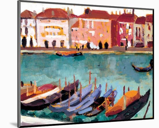 Gondoles a Venise-James Wilson Morrice-Mounted Premium Giclee Print