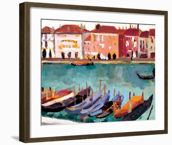 Gondoles a Venise-James Wilson Morrice-Framed Premium Giclee Print