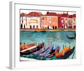 Gondoles a Venise-James Wilson Morrice-Framed Premium Giclee Print