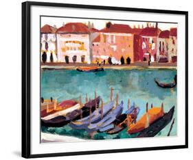 Gondoles a Venise-James Wilson Morrice-Framed Premium Giclee Print