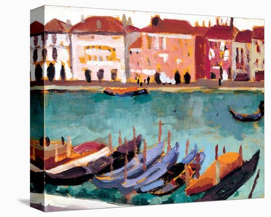 Gondoles a Venise-James Wilson Morrice-Stretched Canvas