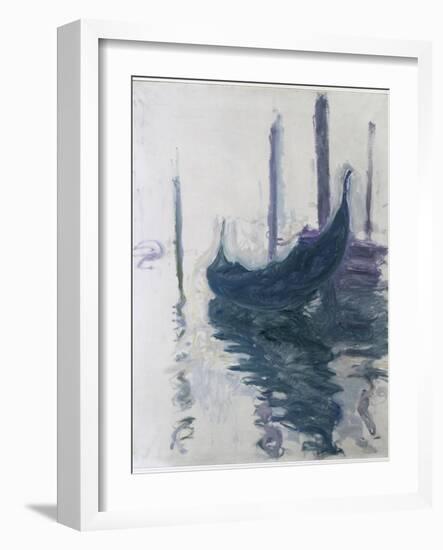 Gondoles à Venise-Claude Monet-Framed Giclee Print