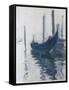 Gondoles à Venise-Claude Monet-Framed Stretched Canvas