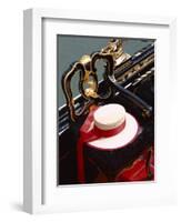 Gondolier's Hat and Detail of Gondola, Venice, Veneto, Italy-Steve Vidler-Framed Photographic Print