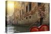 Gondolier, Venice, UNESCO World Heritage Site, Veneto, Italy, Europe-Angelo Cavalli-Stretched Canvas