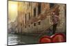 Gondolier, Venice, UNESCO World Heritage Site, Veneto, Italy, Europe-Angelo Cavalli-Mounted Photographic Print