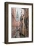 Gondoliers in Back Canal of Venice, Italy-Terry Eggers-Framed Photographic Print