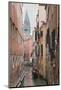 Gondoliers in Back Canal of Venice, Italy-Terry Eggers-Mounted Photographic Print