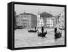 Gondoliers on the Gran Canal, Venice, Veneto Region, Italy-Nadia Isakova-Framed Stretched Canvas