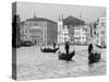 Gondoliers on the Gran Canal, Venice, Veneto Region, Italy-Nadia Isakova-Stretched Canvas