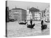 Gondoliers on the Gran Canal, Venice, Veneto Region, Italy-Nadia Isakova-Stretched Canvas