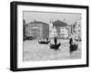 Gondoliers on the Gran Canal, Venice, Veneto Region, Italy-Nadia Isakova-Framed Photographic Print