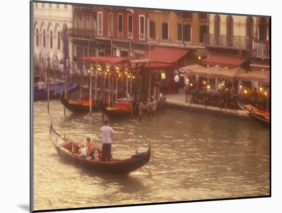 Gondoliers on the Grand Canal, Venice, Italy-Stuart Westmoreland-Mounted Premium Photographic Print