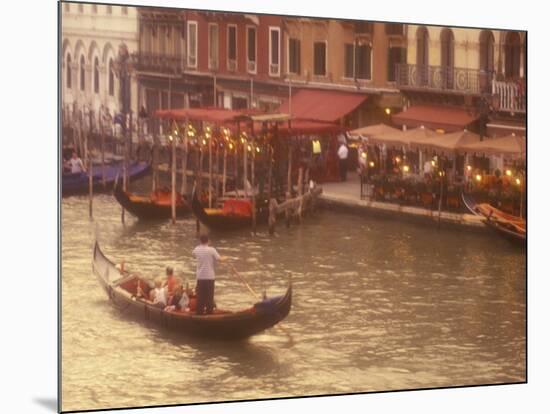 Gondoliers on the Grand Canal, Venice, Italy-Stuart Westmoreland-Mounted Photographic Print