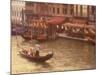 Gondoliers on the Grand Canal, Venice, Italy-Stuart Westmoreland-Mounted Photographic Print