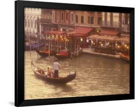 Gondoliers on the Grand Canal, Venice, Italy-Stuart Westmoreland-Framed Photographic Print