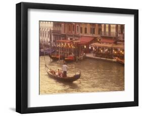 Gondoliers on the Grand Canal, Venice, Italy-Stuart Westmoreland-Framed Photographic Print