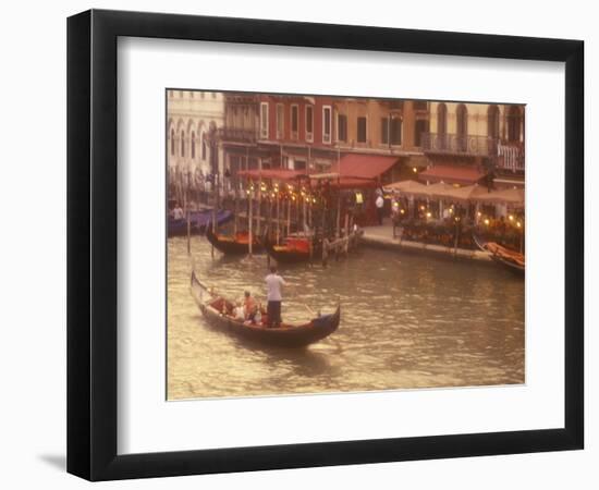 Gondoliers on the Grand Canal, Venice, Italy-Stuart Westmoreland-Framed Photographic Print