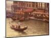 Gondoliers on the Grand Canal, Venice, Italy-Stuart Westmoreland-Mounted Photographic Print