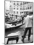 Gondoliers, Venice, Italy-Walter Bibikow-Mounted Photographic Print