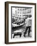 Gondoliers, Venice, Italy-Walter Bibikow-Framed Photographic Print