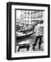 Gondoliers, Venice, Italy-Walter Bibikow-Framed Photographic Print