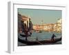 Gondoliers with Passengers in Venetian Canals, Venice, Italy-Janis Miglavs-Framed Premium Photographic Print