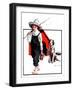 "Gone Fishing Without Fido,"August 11, 1923-Angus MacDonall-Framed Giclee Print