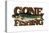 Gone Fishing-null-Stretched Canvas