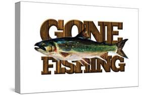 Gone Fishing-null-Stretched Canvas