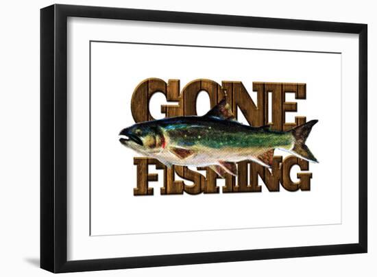 Gone Fishing-null-Framed Giclee Print