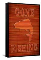 Gone Fishing-null-Framed Stretched Canvas