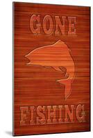 Gone Fishing-null-Mounted Poster