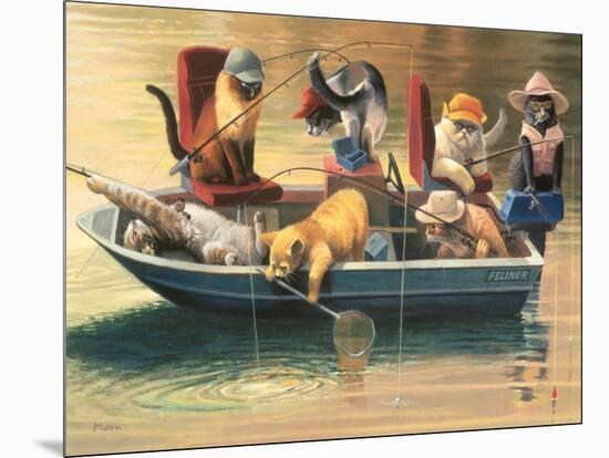 Gone Fishing-Bryan Moon-Mounted Art Print