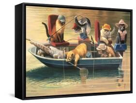 Gone Fishing-Bryan Moon-Framed Stretched Canvas