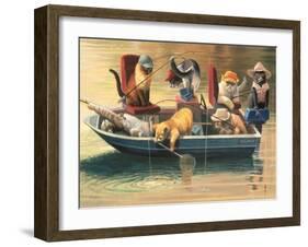 Gone Fishing-Bryan Moon-Framed Premium Giclee Print