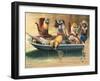 Gone Fishing-Bryan Moon-Framed Premium Giclee Print