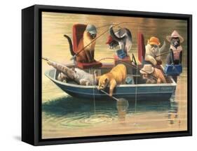 Gone Fishing-Bryan Moon-Framed Stretched Canvas