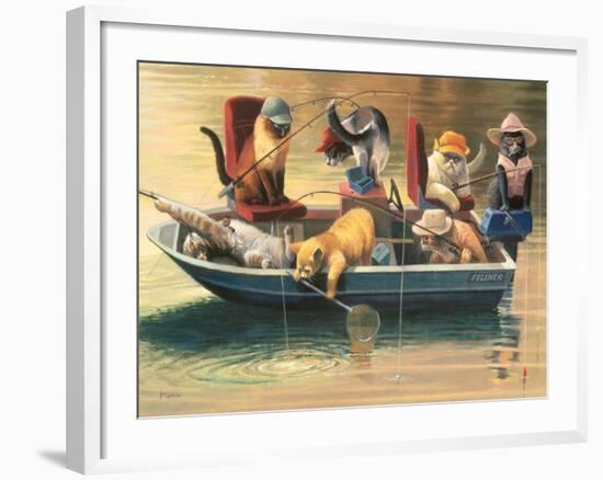 Gone Fishing-Bryan Moon-Framed Premium Giclee Print