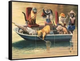 Gone Fishing-Bryan Moon-Framed Stretched Canvas