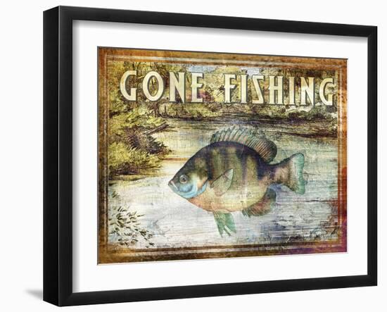 Gone Fishing-Paul Brent-Framed Art Print
