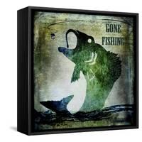 Gone Fishing-LightBoxJournal-Framed Stretched Canvas