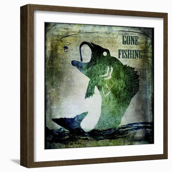 Gone Fishing-LightBoxJournal-Framed Giclee Print
