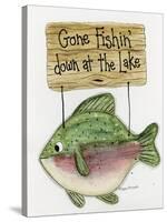 Gone Fishing-Debbie McMaster-Stretched Canvas