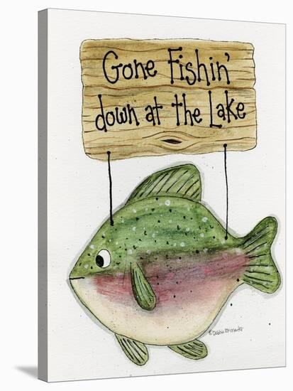 Gone Fishing-Debbie McMaster-Stretched Canvas