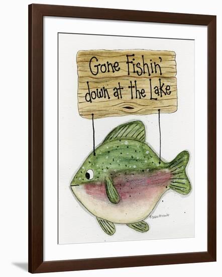 Gone Fishing-Debbie McMaster-Framed Giclee Print