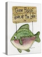 Gone Fishing-Debbie McMaster-Stretched Canvas